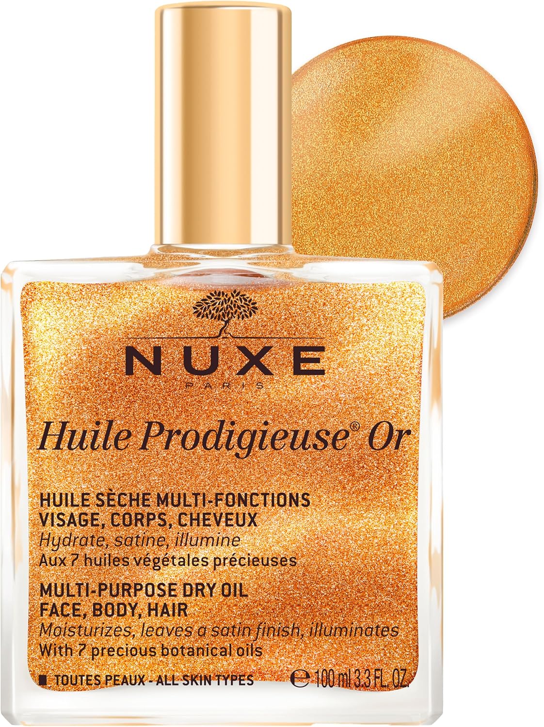 Nuxe Huile Prodigieuse Or Çok Amaçlı Işıltılı Kuru Yağ 100 ml