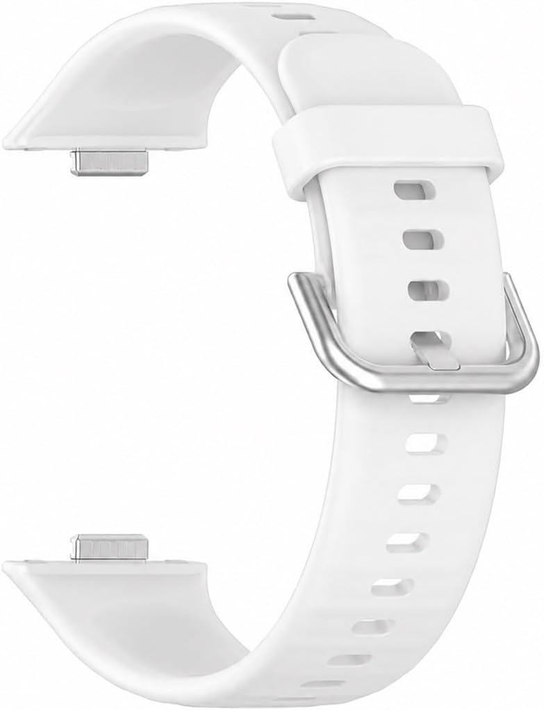 Huawei Watch Fit 3 ile Uyumlu Silikon Saat Kordonu, Yumuşak TPU Akıllı Saat Kayışı, Ayarlanabilir Metal Tokalı, Terletmeyen Spor Yedek Kordon