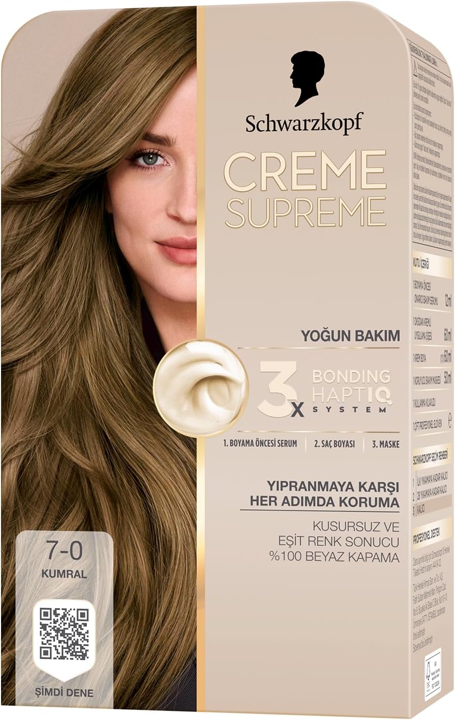 Creme Supreme Saç Boyası 7-0 Kumral