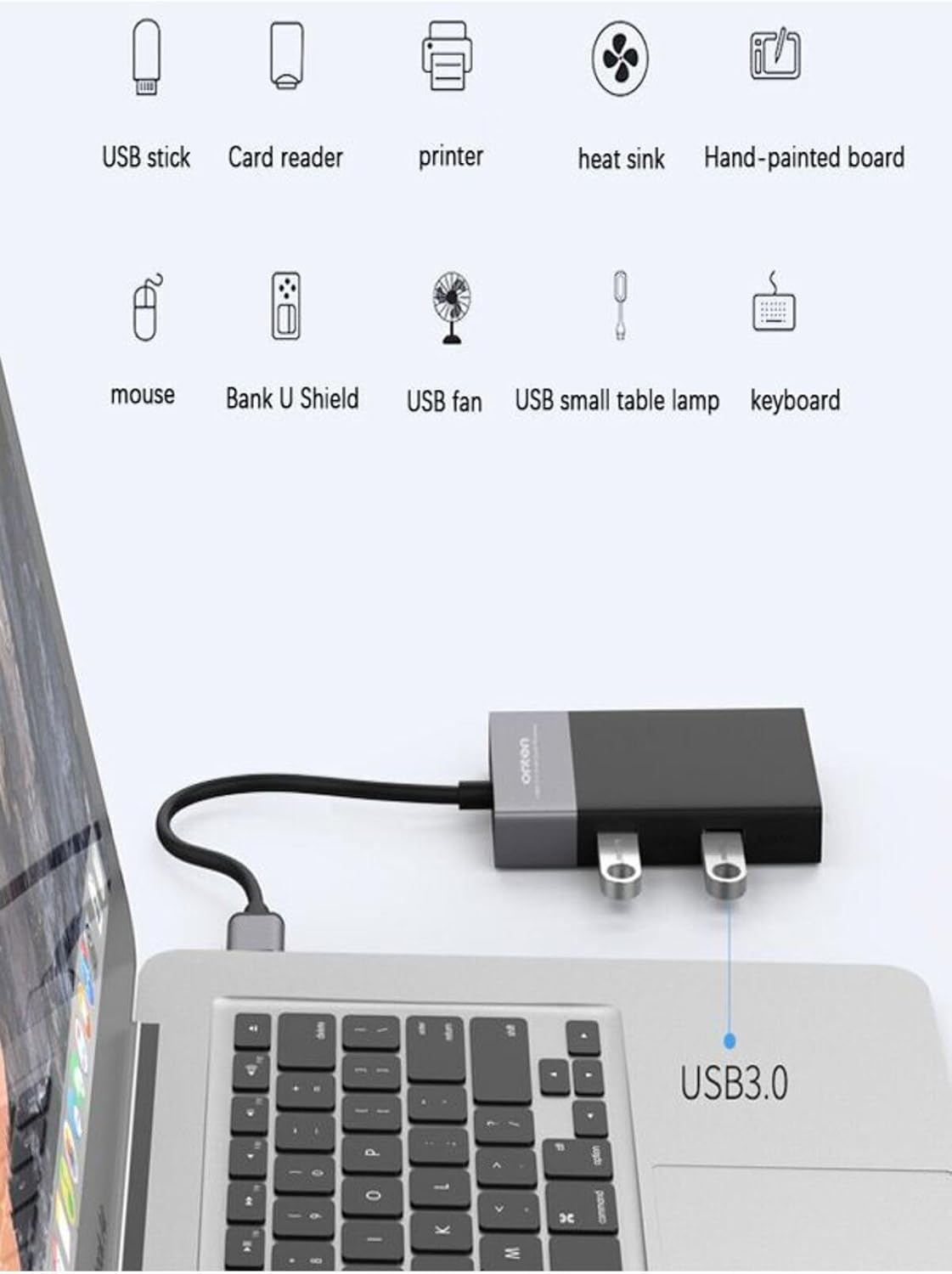 Çoklu XQD Kart Okuyucu 6in1 Fonksiyonlu 3.0 x 2 USB Girişi XQD TF CF SD Card Reader