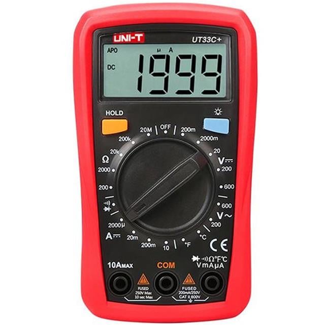 Uni-T UT-33C Dijital Multimetre Ölçü Aleti (Seri 2)