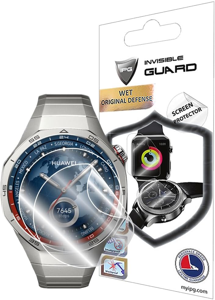 Huawei Watch GT 5 Pro 46 mm Akıllı Saat Hidrojel Ekran Koruyucu (2 Adet) Görünmez HD Şeffaf Film Çizilmez Koruma-Pürüzsüz/Kendi Kendini İyileştirme/Kabarcıksız GT5Pro-46mm için