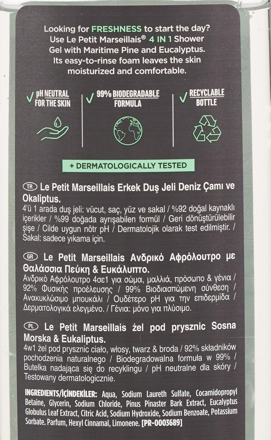 LPM Deniz Çamı ve Okaliptus 400 ml Duş Jeli