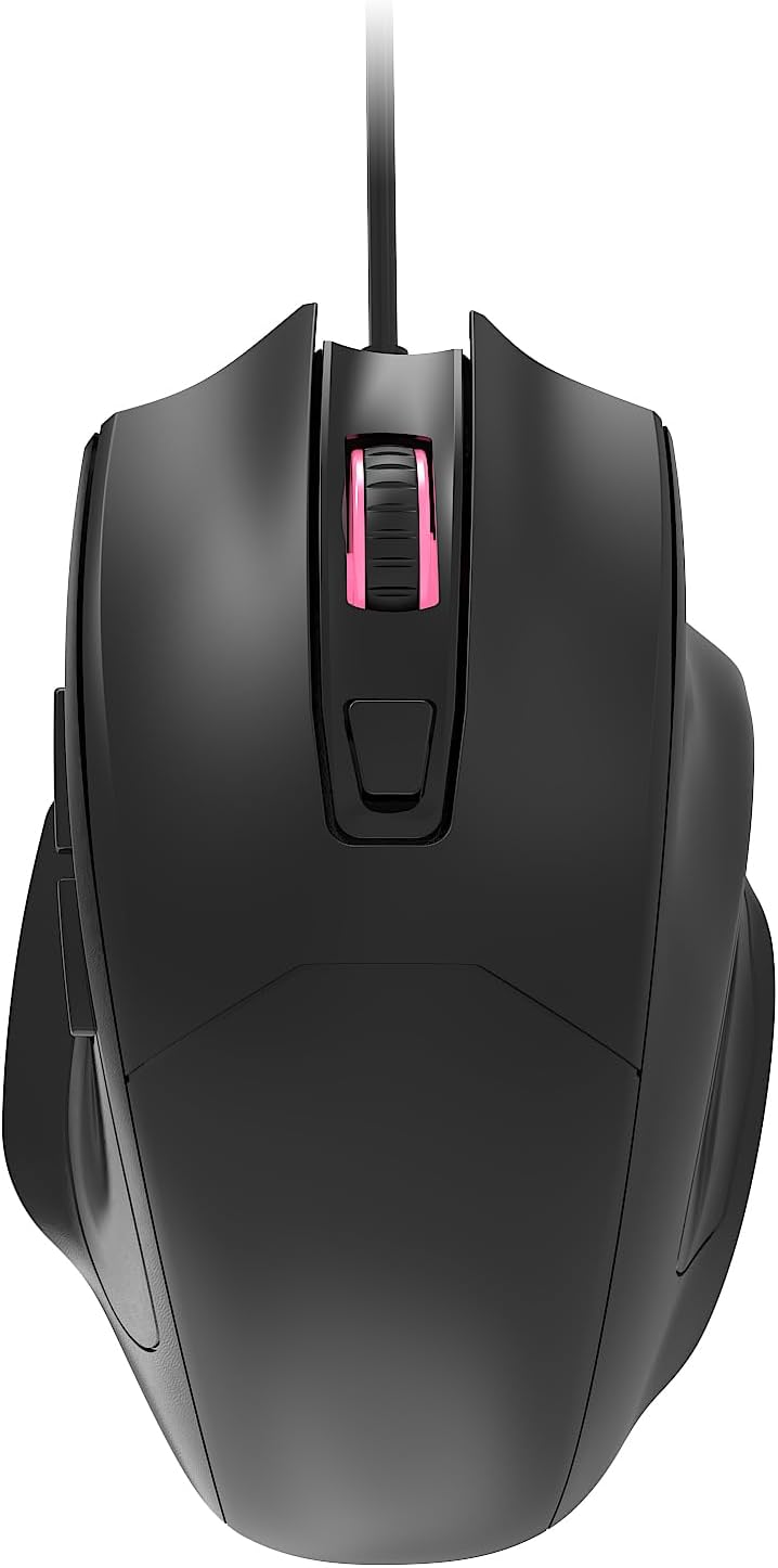 Kablolu Gaming Mouse 3600 DPI 4 Kademe Ayarlanabilir DPI, 6 Tuşlu Ergonomik Tasarım, Düşük Gecikme, USB Tak Çalıştır, Anti-Parazit Ofis ve Oyun İçin Hassas Optik Mouse | AJAZZ NJ05
