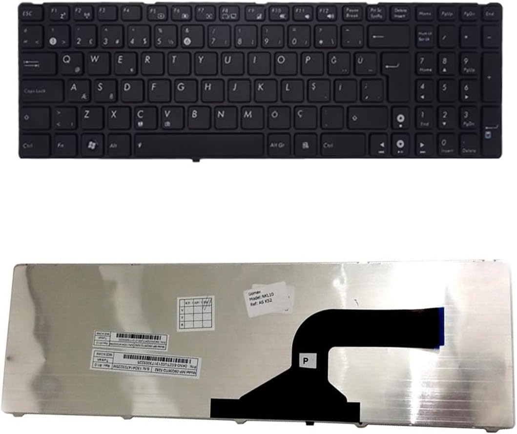 Asus k52je-ex029v ile Uyumlu Klavye Siyah Türkçe Asus k52je-ex030v ile Uyumlu Klavye Siyah Türkçe Çerçeveli