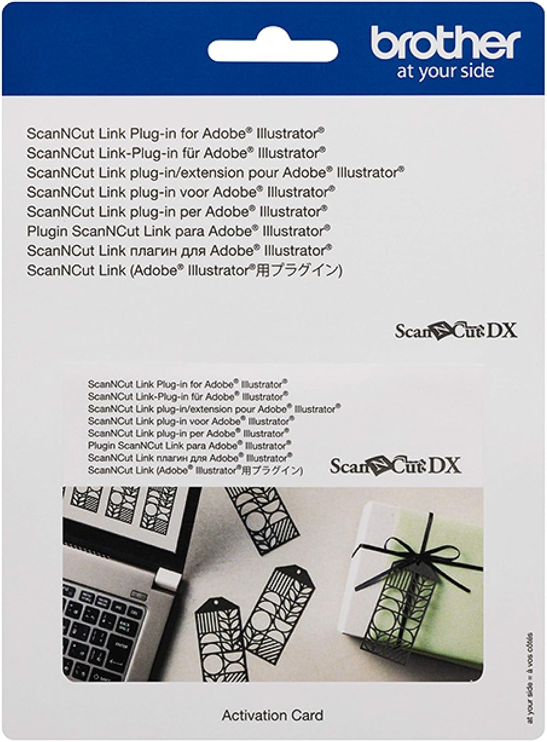 Adobe Illustrator için CADXSNCLNK1 ScanNCut Bağlantı Eklentisi, Renk Yok
