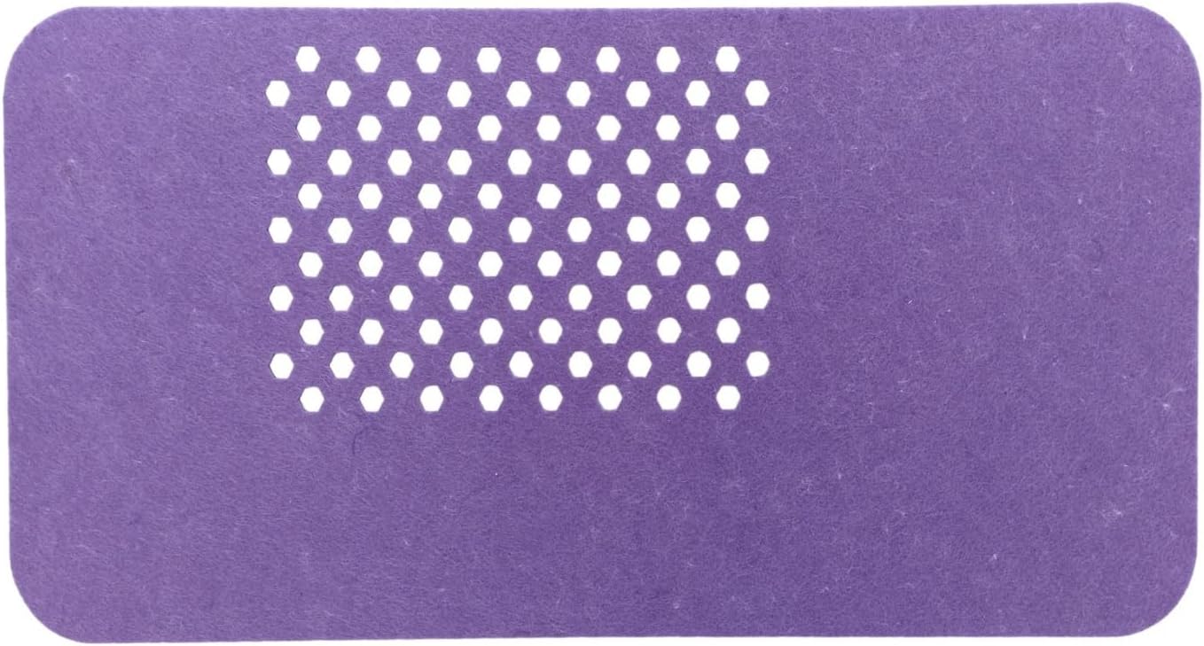 Keçe Masa Üstü Mouse Pad ve Bilgisayar Düzenleyici 70x32 cm – Antibakteriyel Mat, Doğal Keçe Mat, Masa Koruyucu Altlık, Ofis ve Ev için Minimalist Tasarım (açık mor)