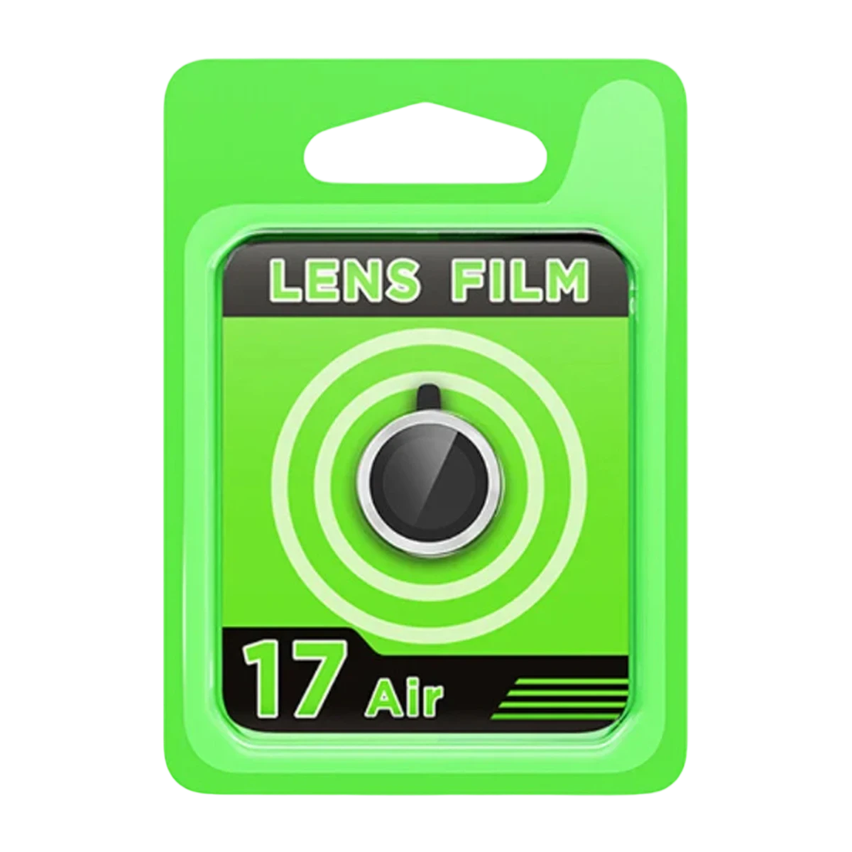 Apple iPhone 17 Air Raze Metal Kamera Lens - Gümüş