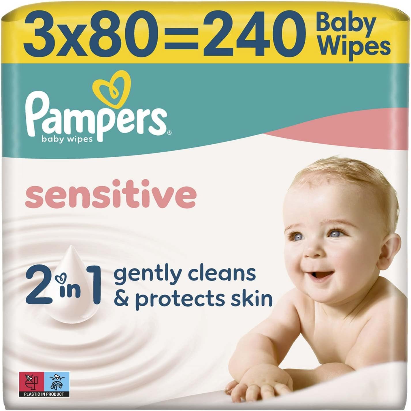 Sensitive Bebek Islak Havlu 3 Paket 240 Yaprak