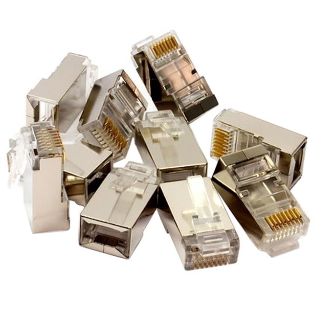 Metal Rj45 Cat6 Metal Uç 8p/8c 100’lü Paket Fiyat