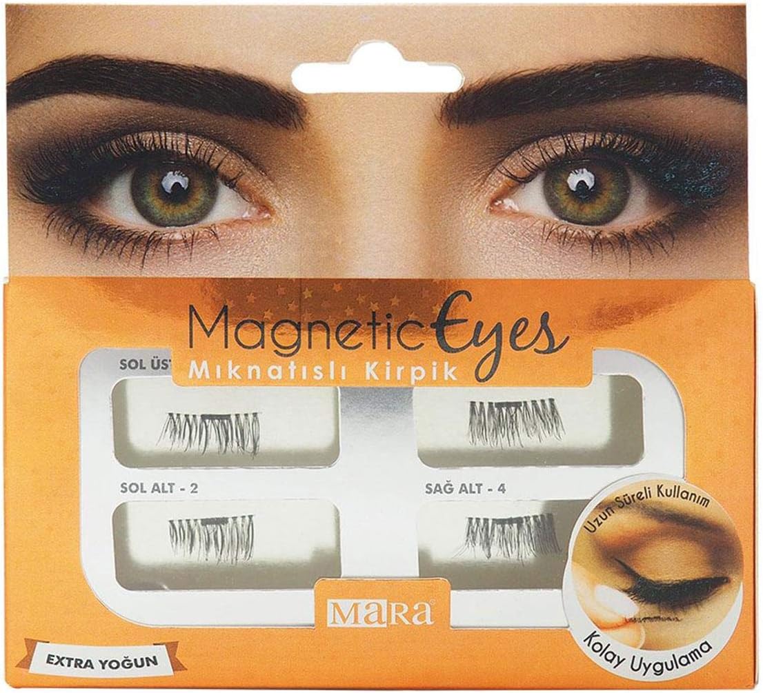 Mara Kozmetik Magnetic Eyes Mıknatıslı Kirpik Extra Yoğun, Siyah