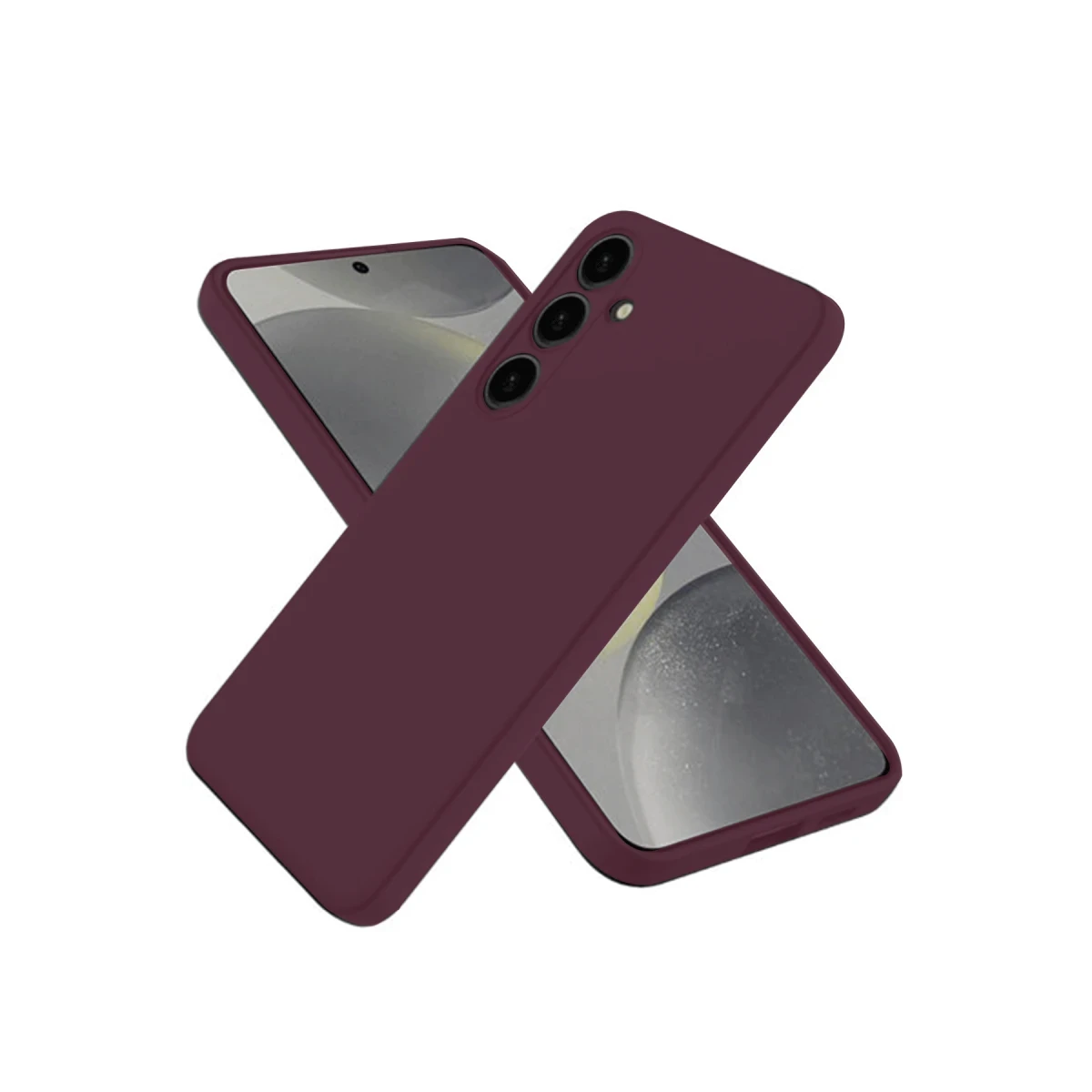 Samsung Galaxy A26 Kılıf First Silikon - Mürdüm