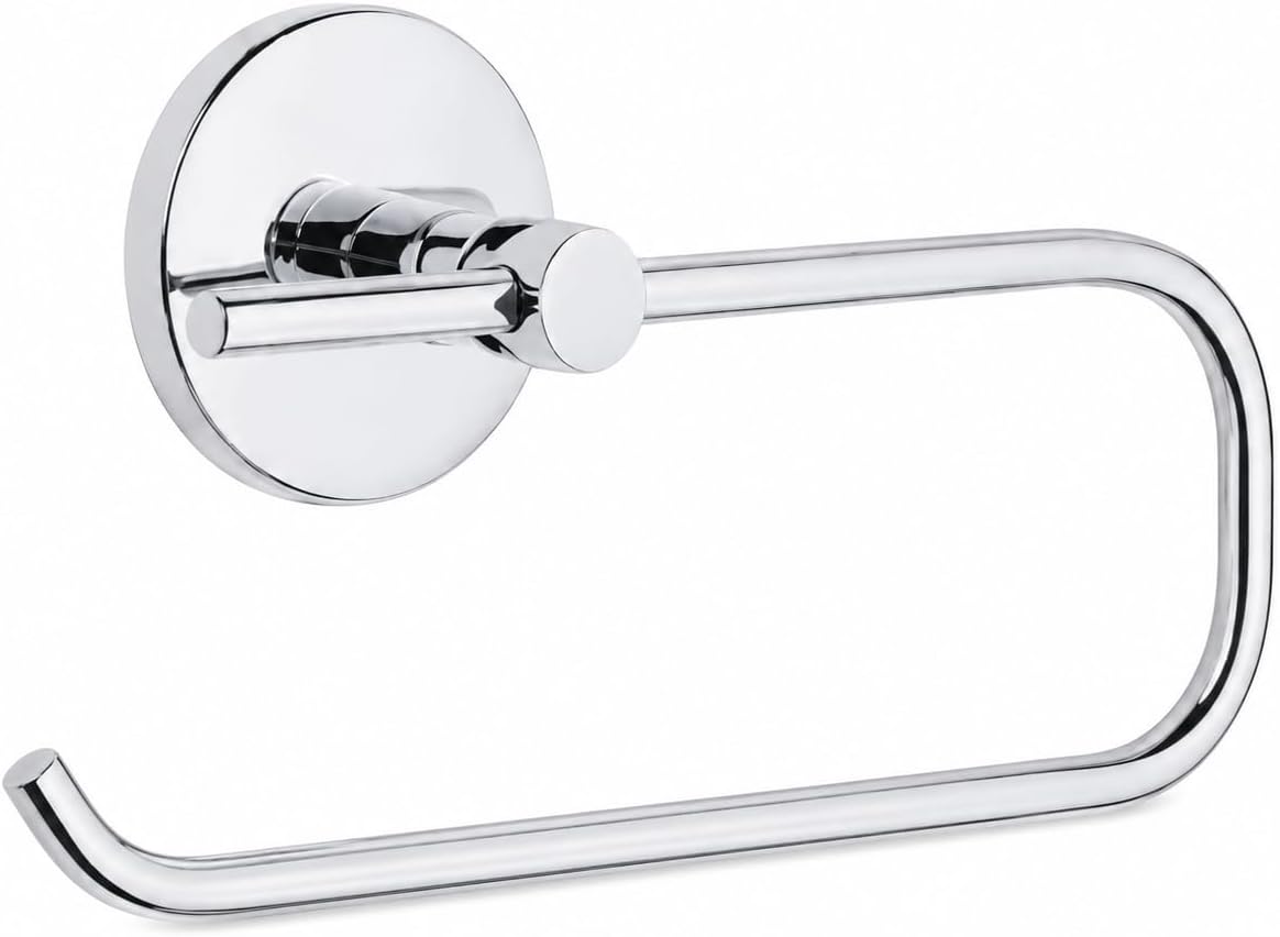 304 Paslanmaz Çelik Solo Havlu Askısı, Krom Kaplama 25 cm Havluluk, Yapışkanlı ve Vidalı Montajlı, 5 Yıl Garantili Banyo Aksesuarı