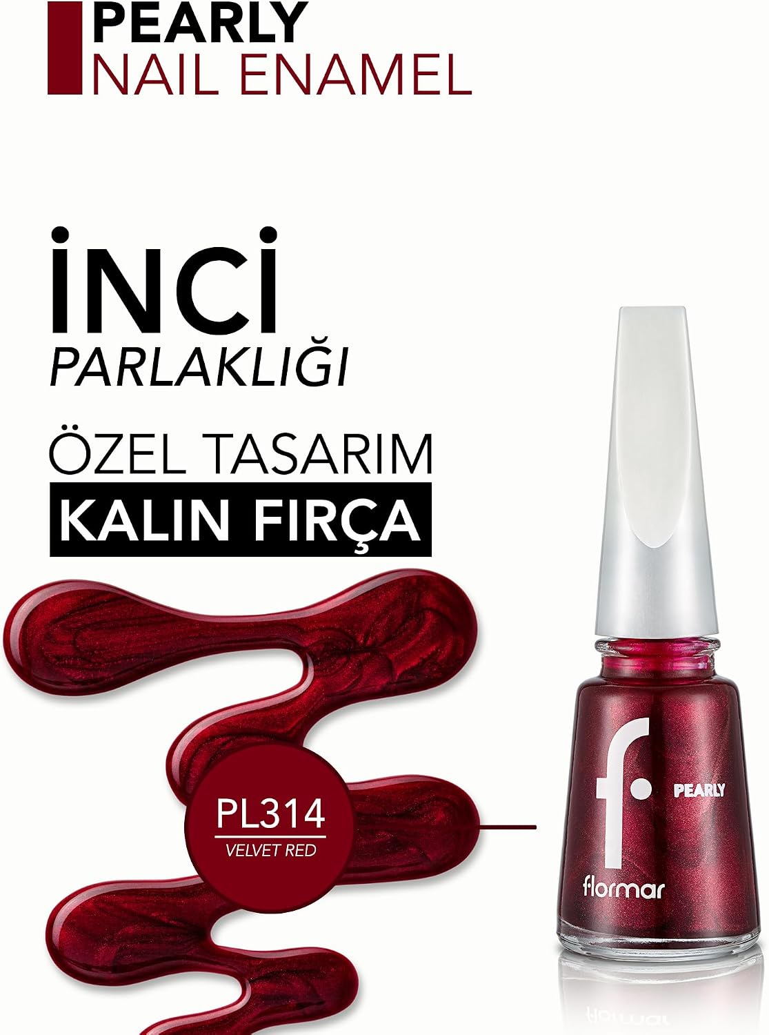 Pearly Yarı Transparan & Parlak Bitişli Sedefli Oje