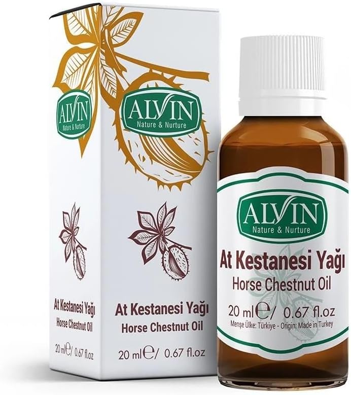 At Kestanesi Yağı, Soğuk Sıkım ve Doğal, Horse Chestnut Oil, 20 ml