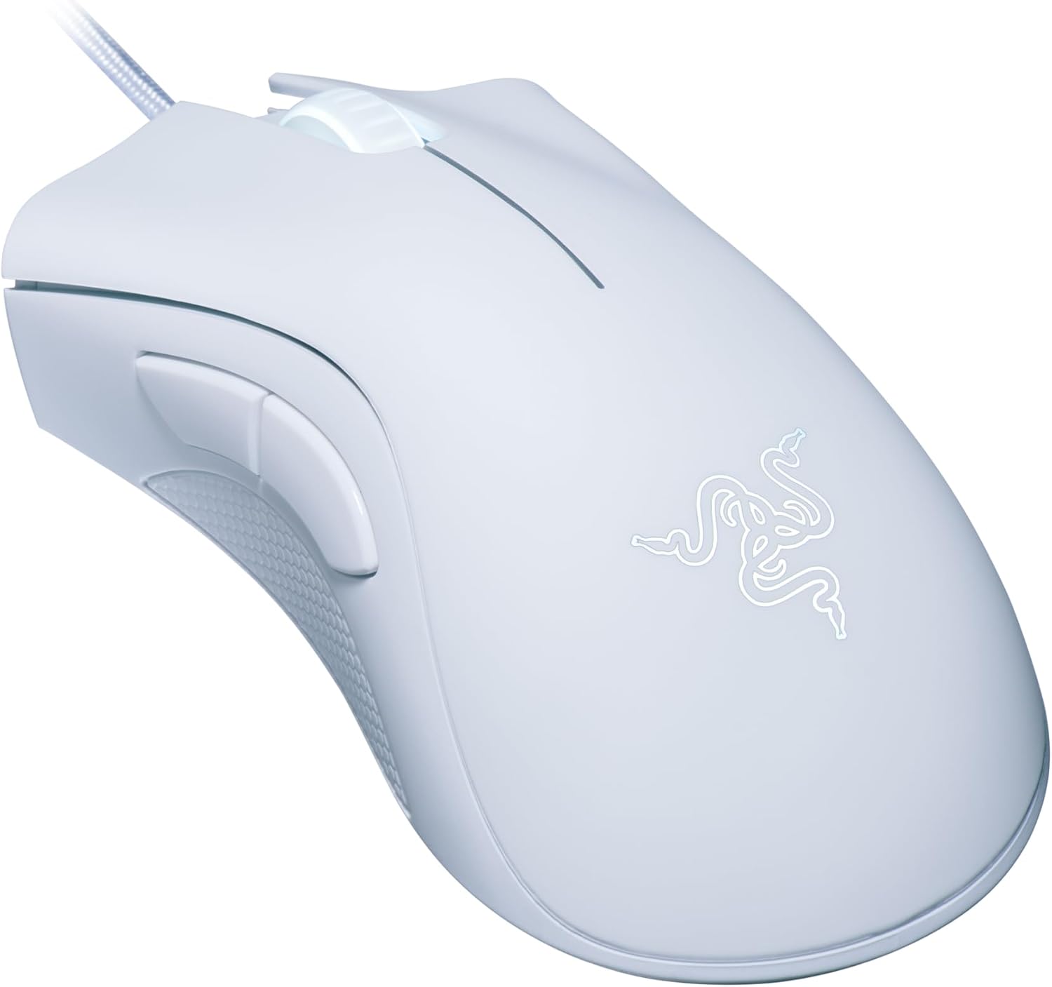 DeathAdder Essential (2021) - Kablolu Oyun Faresi (Optik Sensör, 6400 DPI, 5 Programlanabilir Düğme, Ergonomik Form Faktörü) PC | Beyaz