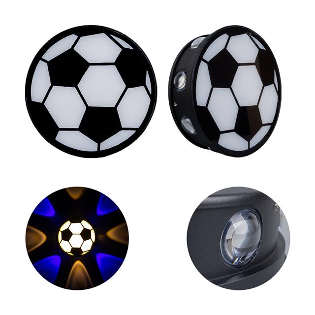 PM-24457 Gün Işığı - Mavi Futbol Topu Dekoratif LED Duvar Aplik