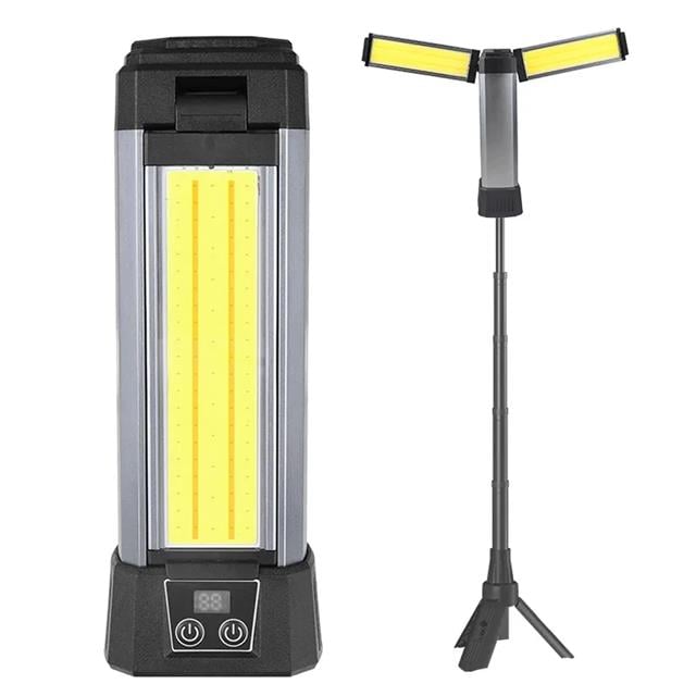 PM-24565 25 Watt USB - Type-C Girişli P50 Ve Cob Ledli 2 Kanatlı Kollu Çalışma Lambası