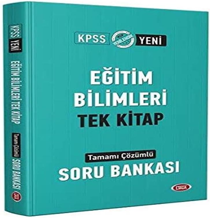 Data KPSS Eğitim Bilimleri Tek Kitap Tamamı Çözümlü Soru Bankası