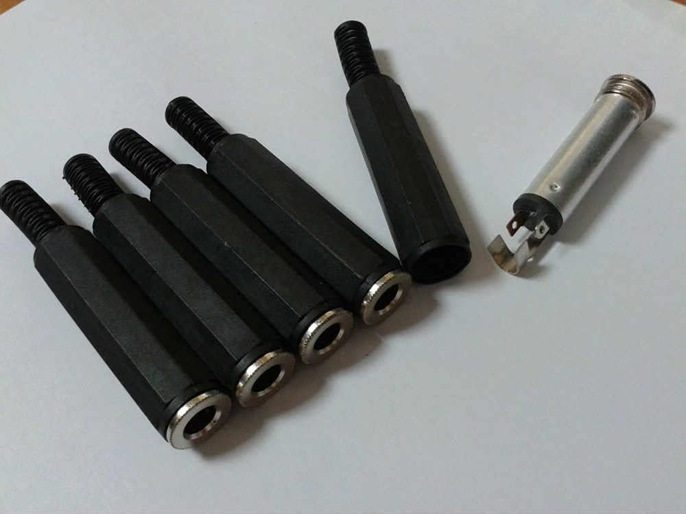 6.3mm Dişi Lehimlik Konnektör Çivi Jack 6.3 mm dişi jack
