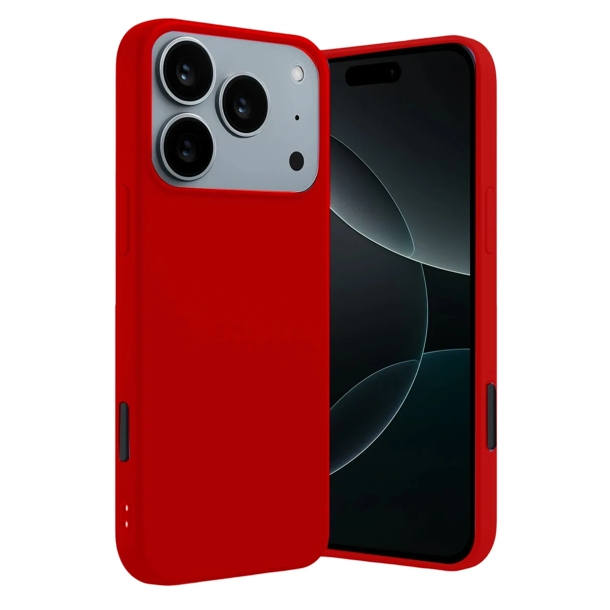 Apple iPhone 17 Pro Max/18 Pro Max First Silikon - Kırmızı