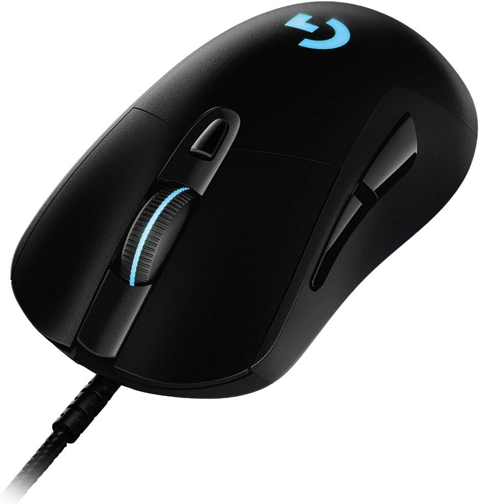 G403 Kablolu Oyuncu Mouse, Hero 25K Sensör, 400 IPS İzleme Hızı, 6 Programlanabilir Tuş, 1 ms Bildirim Hızı, Siyah