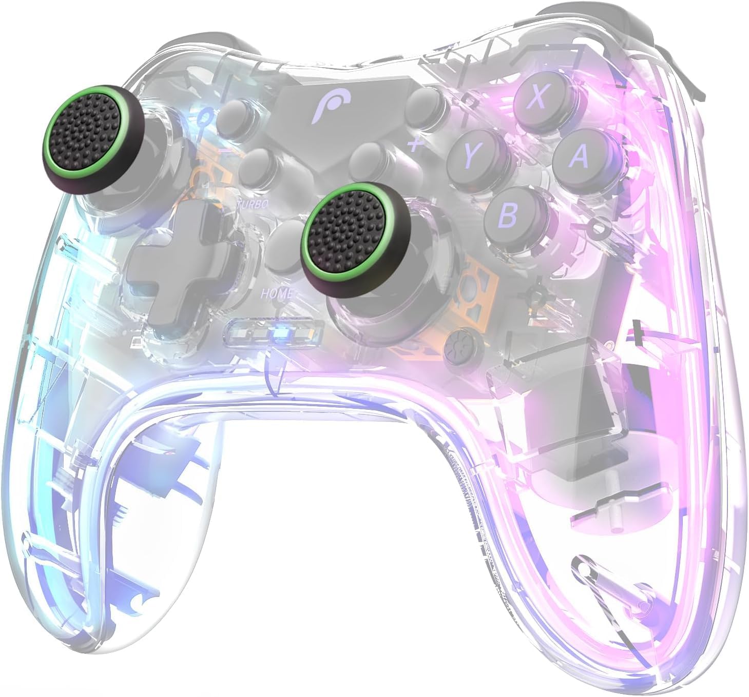 Analog çubuk, Joystick, Thumbstick başlıkları, koruyucu kapak, kulplar, silikon kapaklar, PS5 | PS4 | PS3 | Gamepad - Siyah/Yeşil - 4 adet