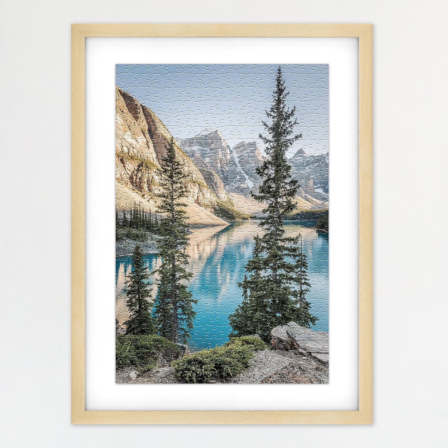 Yapbozlar için Çerçeve, Doğal, 50,8 x 68,5 cm veya daha küçük