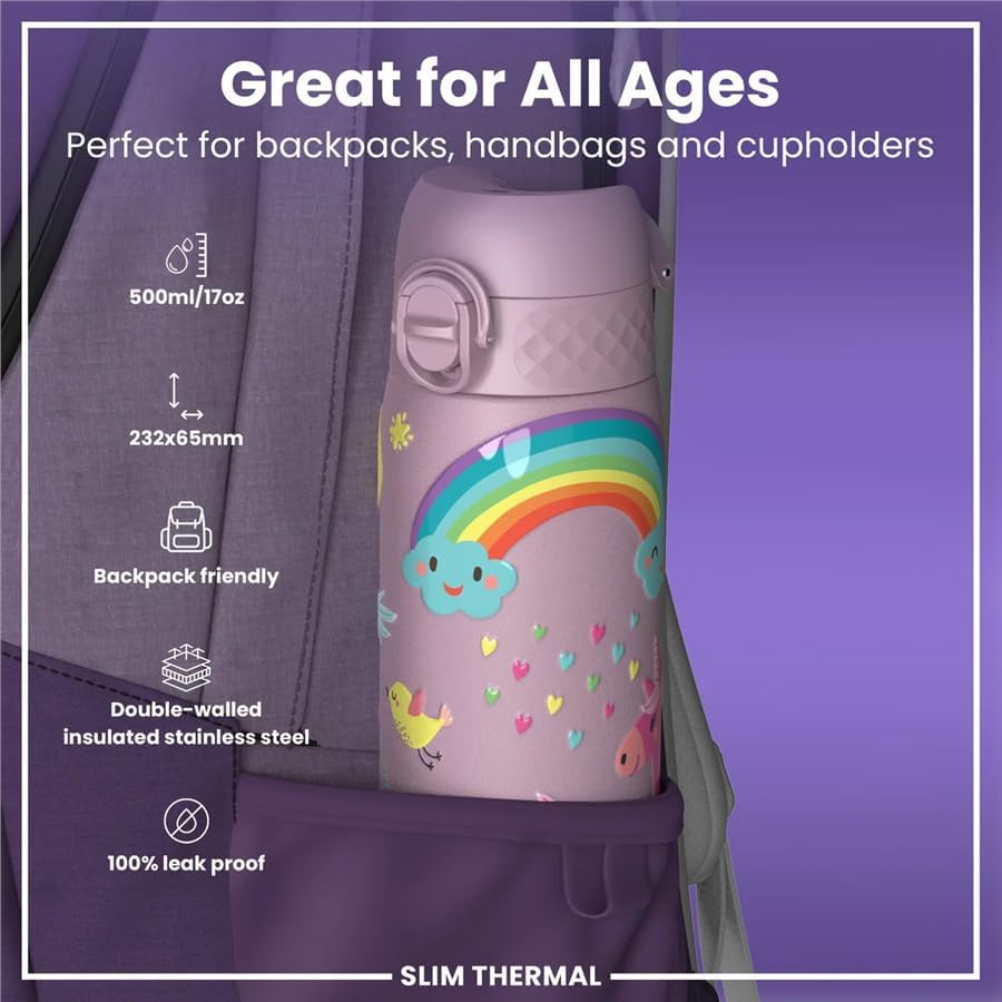 İnce Su Termosu - Unicorn - 500 ml - Sızdırmaz