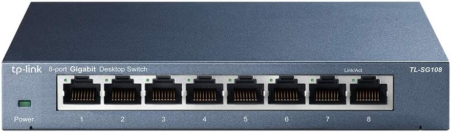 TL-SG108 V3 8 Portlu Gigabit Ağ Anahtarı 8 Port Siyah TL-SG108