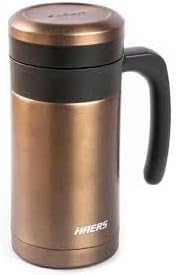 HEARS KAHVERENGİ PASLANMAZ ÇELİK TERMOS BARDAK 450ML