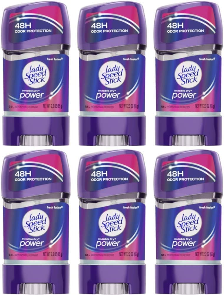 48HR Terlemeyi Önleyici Deodorant Jel Fresh Füzyon 2,30 oz (6'lı Paket)