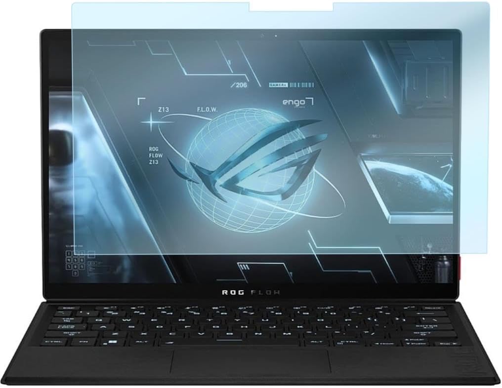 Asus Rog Flow Z13 13.4 İnç İle Uyumlu Ekran Koruyucu Notebook, 9h Temperli Kırılmaz Esnek Nano Cam, Çizilmeye Ve Darbeye Dayanıklı Laptop Koruma, Hd Şeffaf 16:10