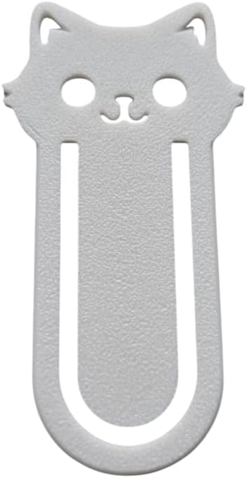 3D Baskı Sevimli Kedi Kitap Ayracı 7'li Set Plastik