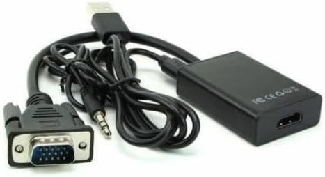 Vga To Hdmi Çevirici Dönüştürücü Adaptör Kablosu