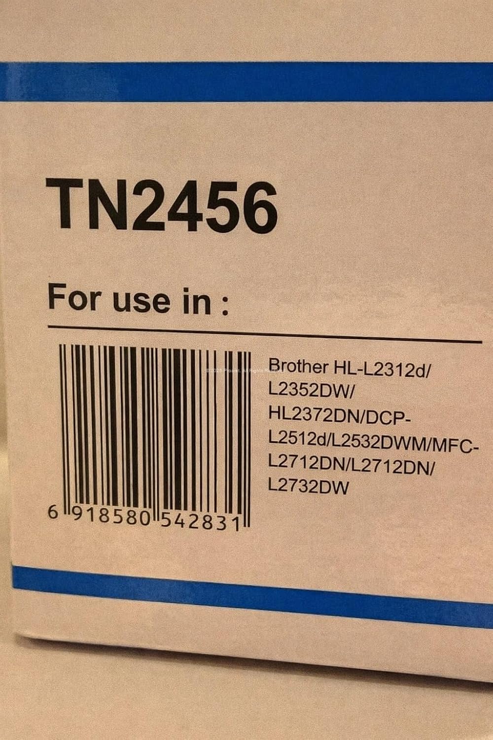 Brother TN-2456 Uyumlu Muadil Toner, Yüksek Baskı Kalitesi, Uzun Ömürlü, Çipli, Lazer Yazıcı Kartuşu, Ofis Ev Okul İçin, Profesyonel Kalite (Siyah)