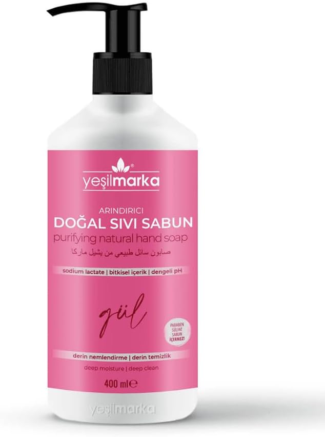 Doğal Sıvı Sabun - Gül 400 ml