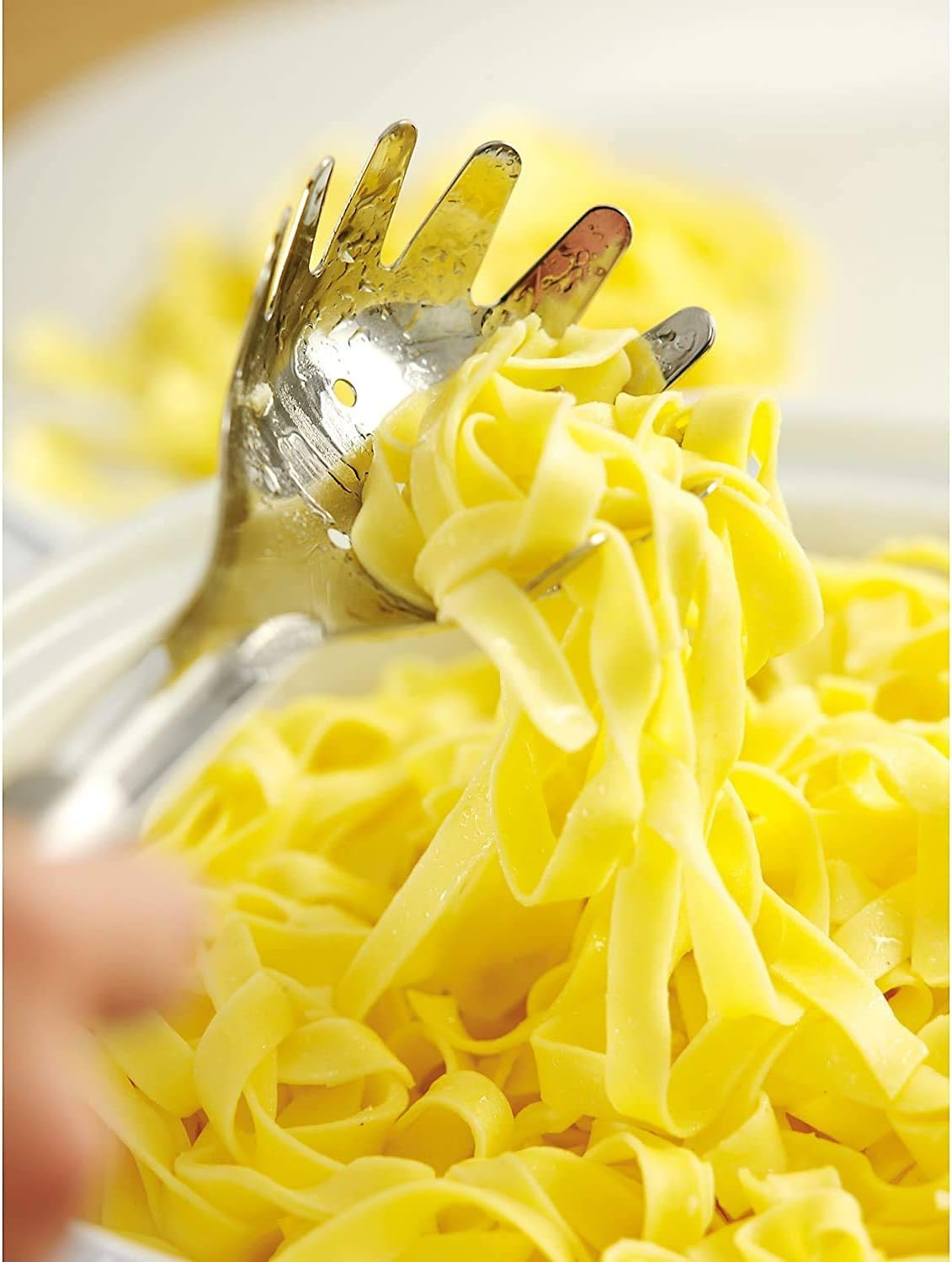 Profi Plus Spagetti Servis Kaşığı, 32 cm, Cromargan® Yüksek Kaliteli Yarı Mat Paslanmaz Çelik, Makarna ve Spagetti Servisi İçin, Bulaşık Makinesinde Yıkanabilir