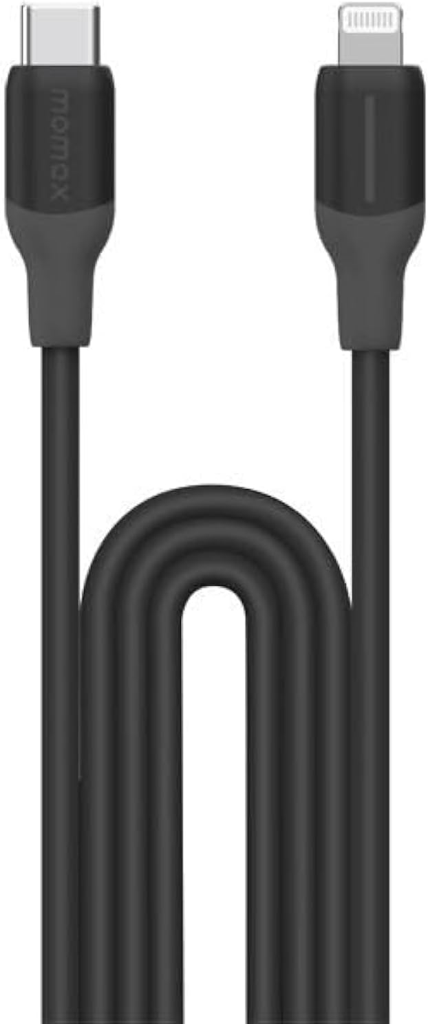 DL53D Flow Type-C -Lightning 1.2 mt Kablo Black