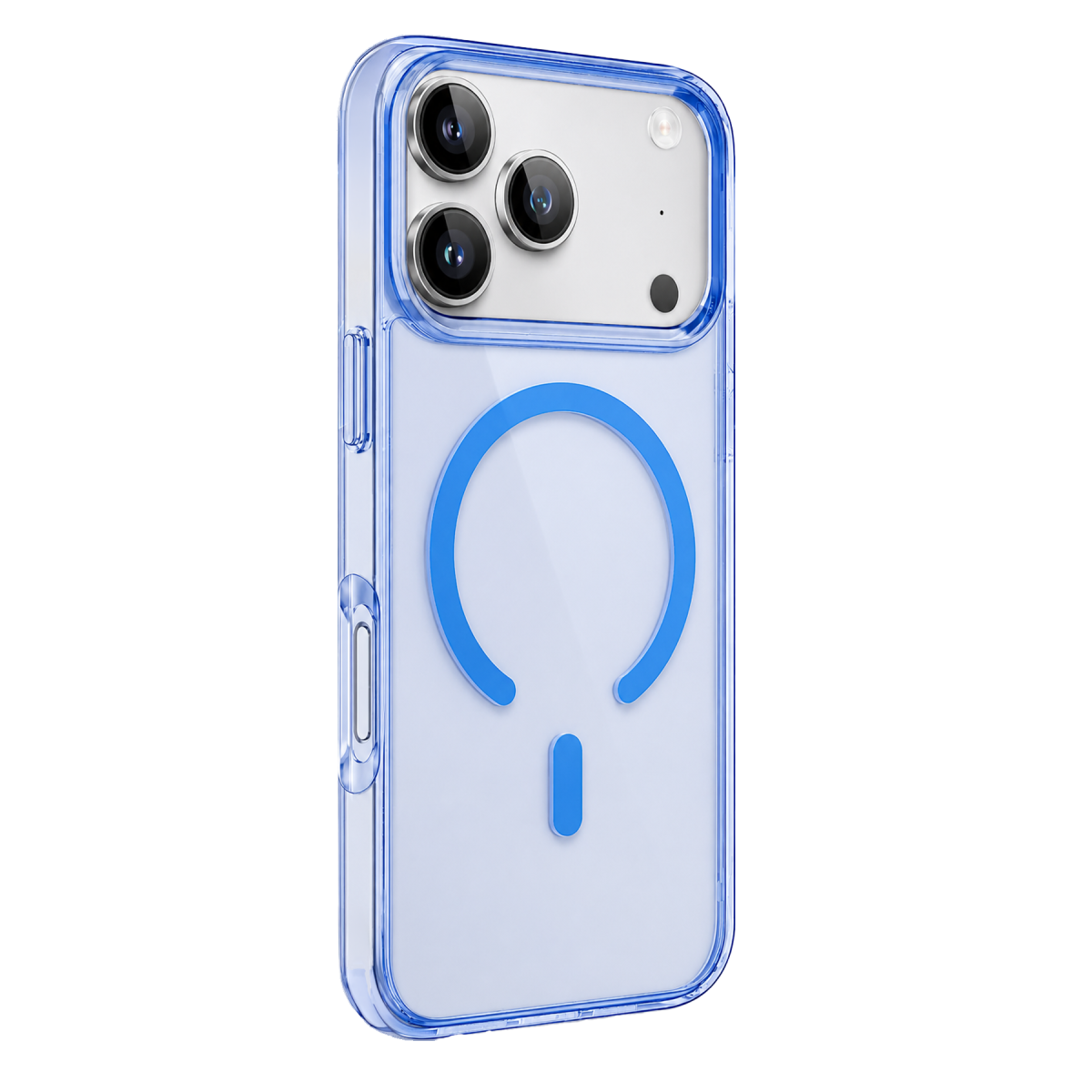 Apple iPhone 18 Pro/17 Pro Pc Real Magsafe Kapak - Sierra Blue