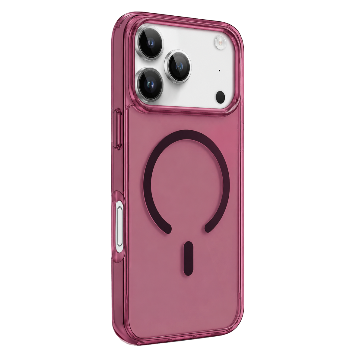 Apple iPhone 18 Pro/17 Pro Pc Real Magsafe Kapak - Bordo