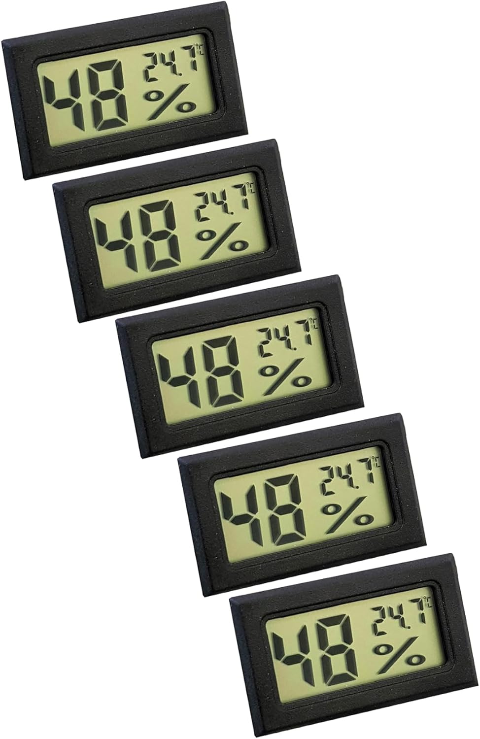5 Adet Hygrometer Dijital Sıcaklık ve Nem ölçer thr142-5