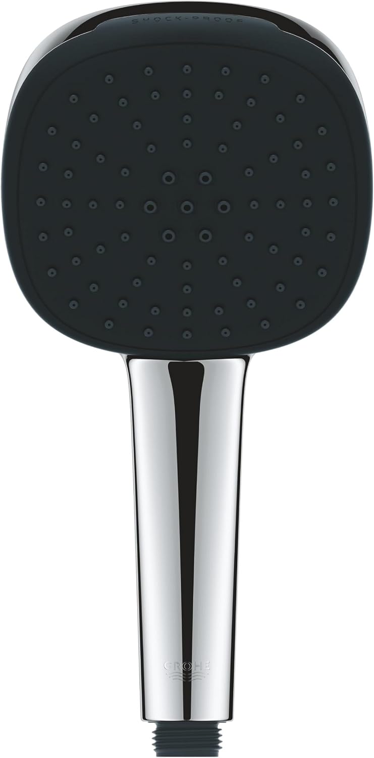 Vitalio Comfort 110 El Duşu, 2 Akışlı (Yağmur & Jet), SmartSwitch, 110mm Kare Duş Başlığı, Kireç Önleyici Sistem, Krom, 26925001