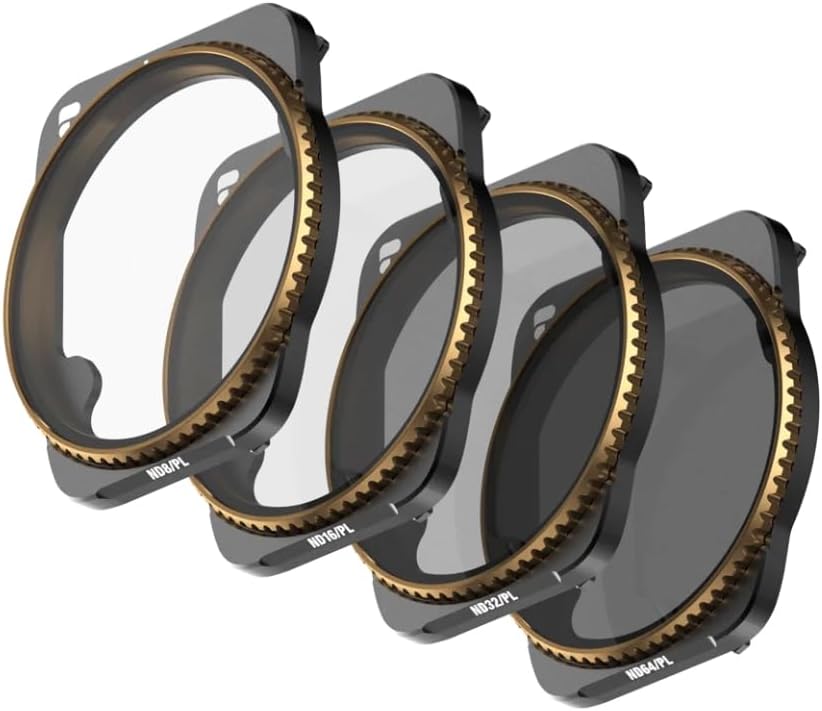 DJI Air 3 Vivid Collection (ND8/PL, ND16/PL, ND32/PL, ND64/PL) - DJI Air 3 için Nötr Yoğunluk Filtresi Seti