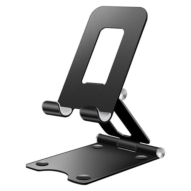 A30 Masaüstü Metal Telefon Stand Tutacağı Çift Eksenli Katlanabilir
