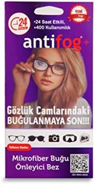 Antifog+ Gözlük Camı Buğu Önleyici Microfiber Bez