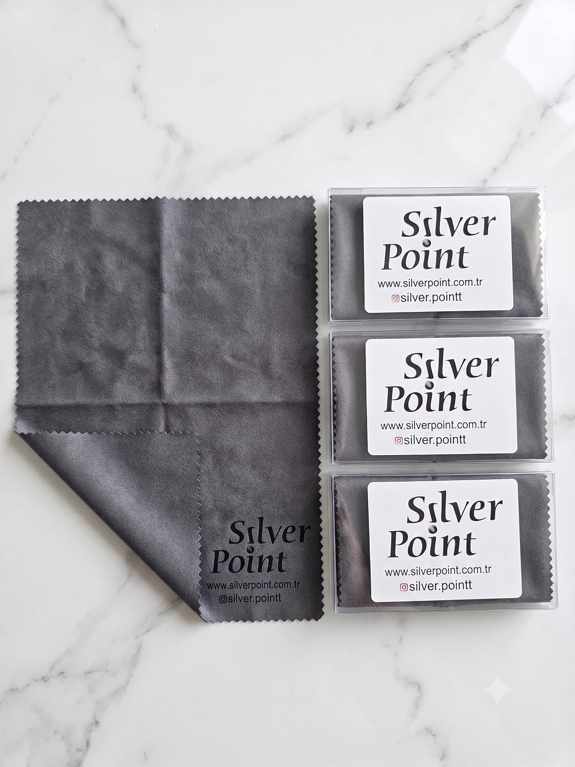 Silverpoint Premium Gümüş Parlatma Bezi
