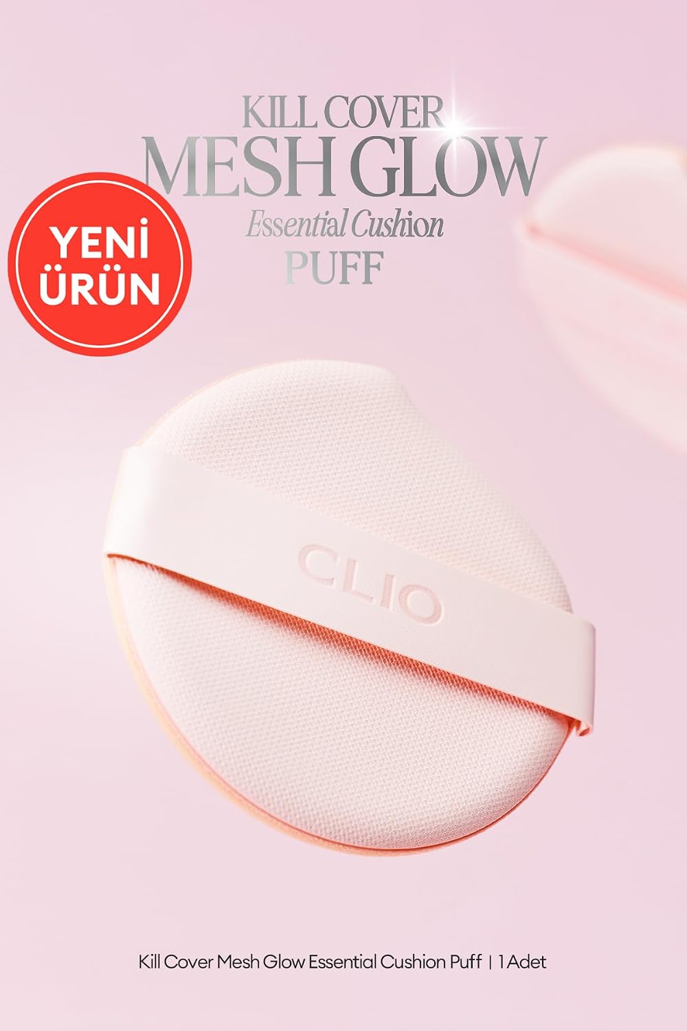 Su Damlası Şekilli, Detaylı Eşit Uygulama Sunan Puf Kill Cover Mesh Glow Essential Cushion Puff