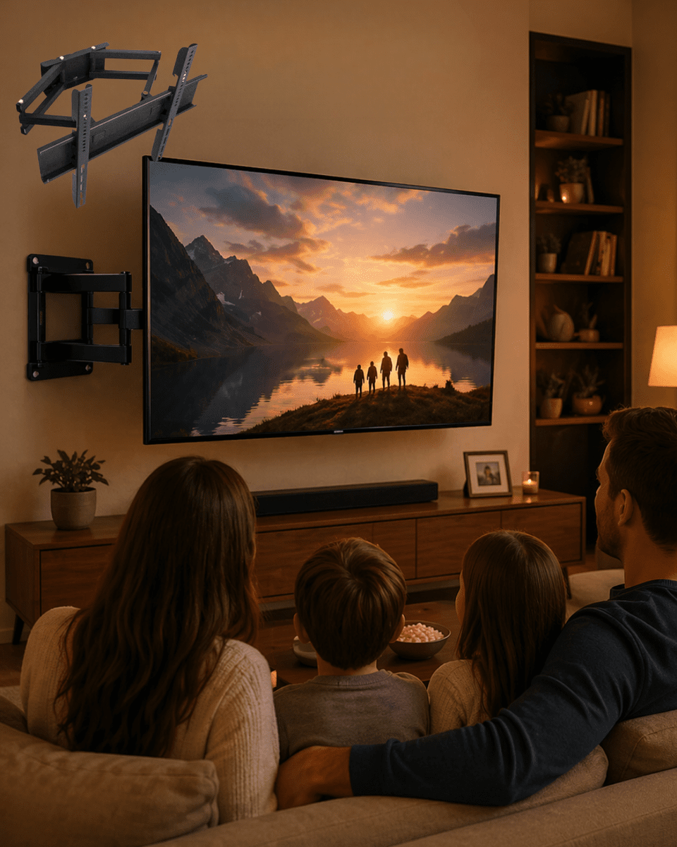 32 55 İnç Ayarlanabilir TV Askı Aparatı Güçlü Duvar Tipi Askı