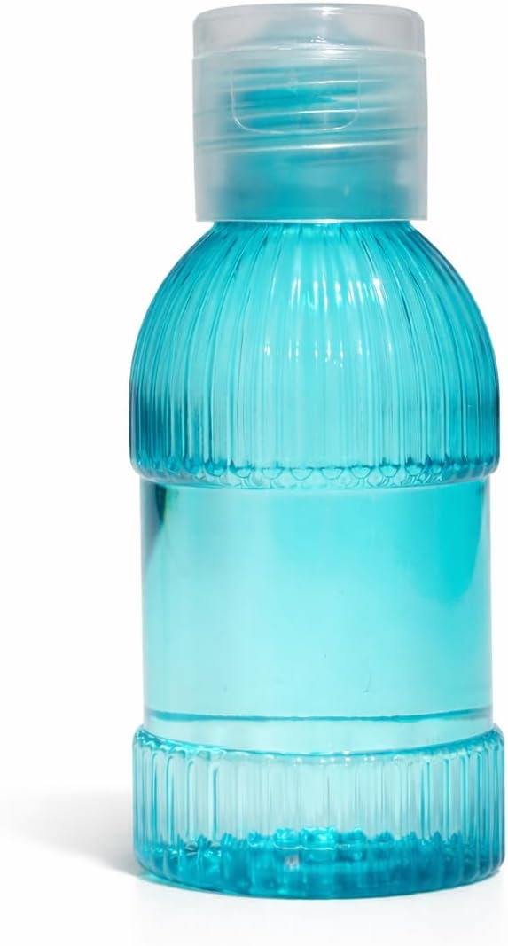 Okyanus Mavisi Rengi Boş Plastik Şişe 25 Adet 50 ML Kolonya Söz Nişan Düğün Nikah Paw18ŞeffafKpk